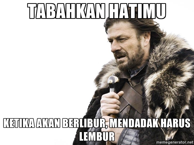 Akibat Lembur Tiada Akhir